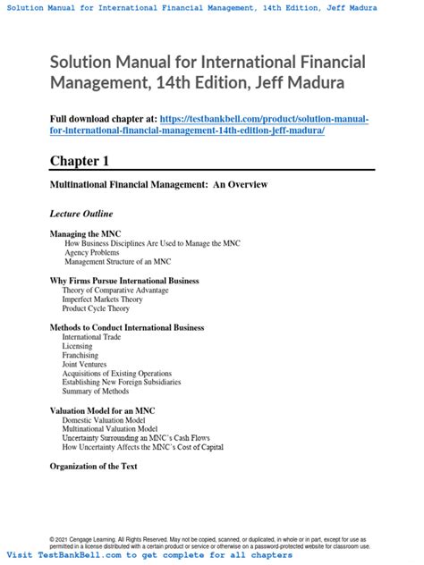 Solution manual international financial management by madura. - Osha management certificate program manual and cd introductory but comprehensive osha occupational safety and.