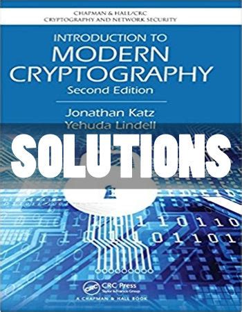 Solution manual introduction to modern cryptography. - Manual de soluciones de mecánica de fluidos serie schaum.
