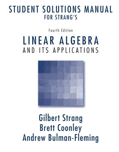 Solution manual linear algebra its applications strang. - Obsceno pajaro de la noche: ejercicio creacional..