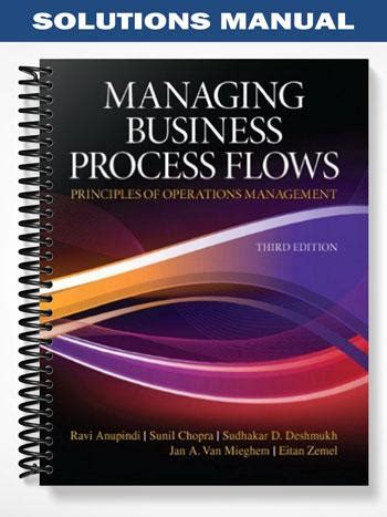 Solution manual managing business process flows. - International handbook of multigenerational legacies of trauma springer series on stress and coping.