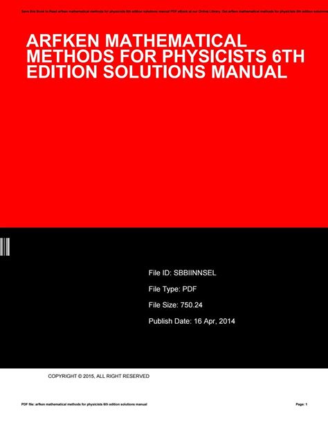 Solution manual of chapter 9 from mathematical method of physics 6th edition by arfken. - Die mediterrane lebensweise 30 tage mediterrane ernährung ernährungsratgeber.