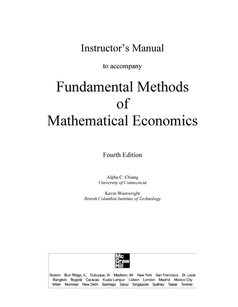 Solution manual of chiang mathematical economics. - 2001 audi a4 fuse box manual.