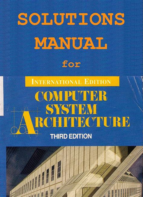Solution manual of computer system architecture by morris mano. - Handbook of atmospheric electrodynamics volume i.