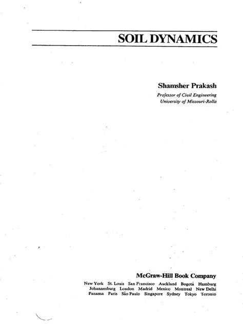 Solution manual of soil dynamics prakash. - Legislación sobre propiedad industrial e inversiones extranjeras..