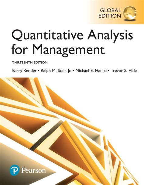 Solution manual quantitative analysis for management. - Esferas chinas manual completo spanish edition.