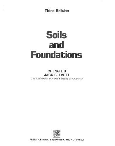 Solution manual soils and foundations cheng. - Geschichte der methodik des deutschen volksschulunterrichtes.