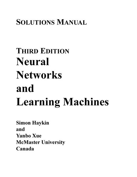 Solution manual to artificial neural network haykin. - Detroit diesel series 60 service and repair manual.