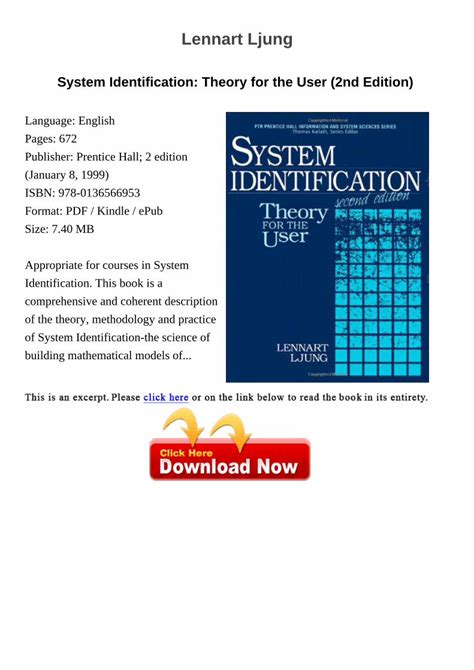 Solution manual to ljung system identification. - Weltgeschichtliches programm altes rom lektion guide level 6 1583715339 9781583715338.