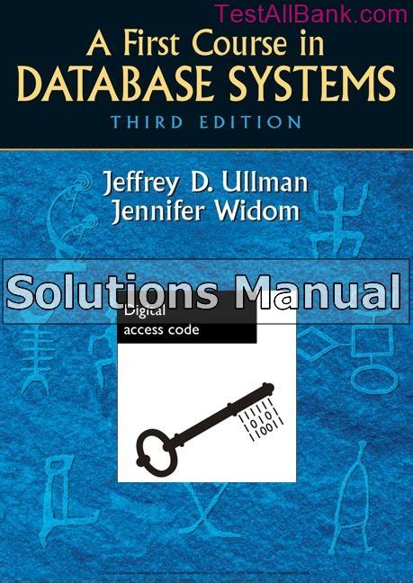 Solution manuals of database system by ullman. - The chemistry and technology of coal third edition chemical industries.