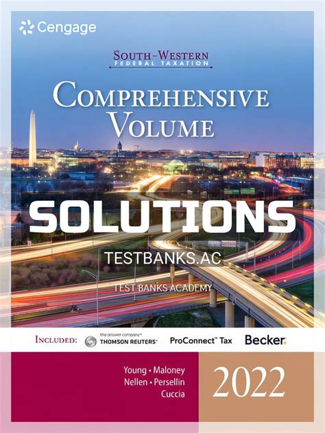 Solutions Federal Taxation Comprehensive Volume