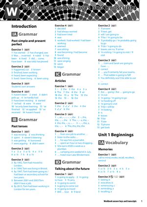 Solutions Intermediate Workbook Answers Key