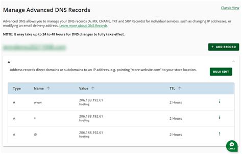 Solutions Network Dns Records Change