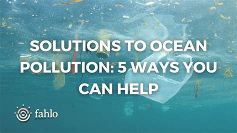 Solutions Ocean Pollution