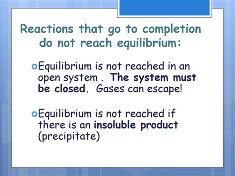Solutions Reach Equilibrium