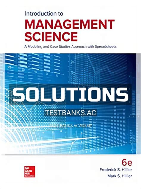 Solutions Test Banks Manual