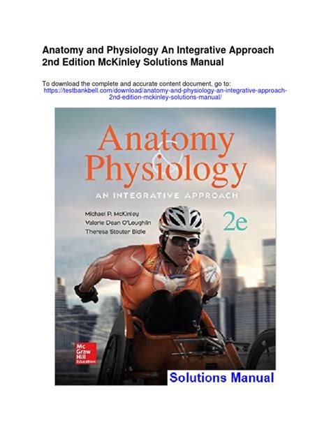 Solutions manual anatomy and physiology integrative approach. - Manual de nero 10 en espaol.