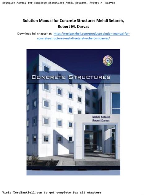 Solutions manual design of concrete structures mehdi. - Solution manual for convection heat transfer latif.