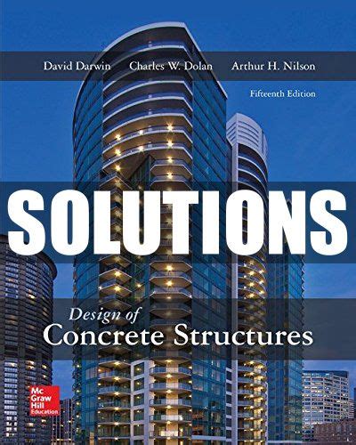Solutions manual design of concrete structures nilson. - Faune du nord-est brésilien (récoltes du dr. o. schubart) palpicornia.