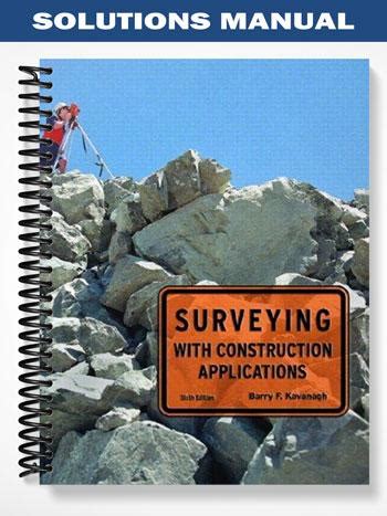 Solutions manual for surveying with construction applications 6th edition. - Oliver 550 tractor owners operators maintenance manual improved.