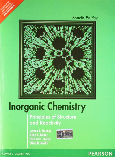 Solutions manual inorganic chemistry 4th edition huheey. - Chemistry lab manual for first year.