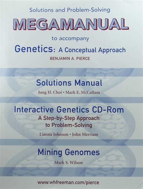 Solutions manual interactive genetics cd rom to accompany genetics a conceptual approach. - In diesem traum schlendert ein roter findling.
