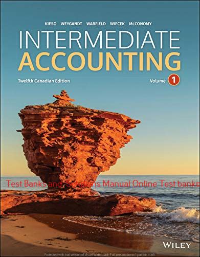 Solutions manual intermediate accounting ninth canadian edition. - Renewable and efficient electric power systems solution manual.