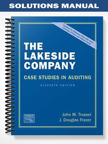 Solutions manual lakeside company case 11. - Essai sur l'étude de la littérature.