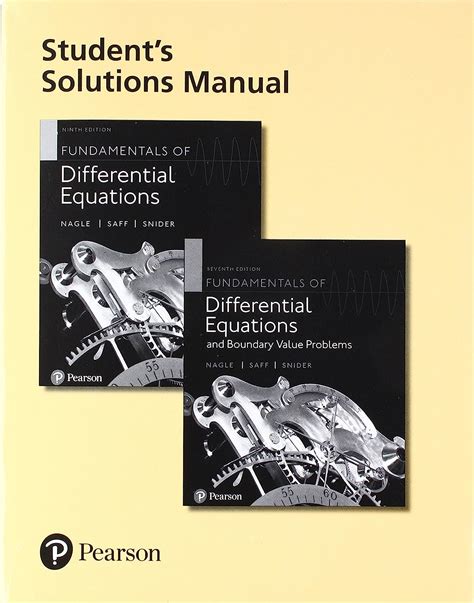 Solutions manual nagle fundamentals differential equations 6th. - Poemas del adiós y del recuerdo..