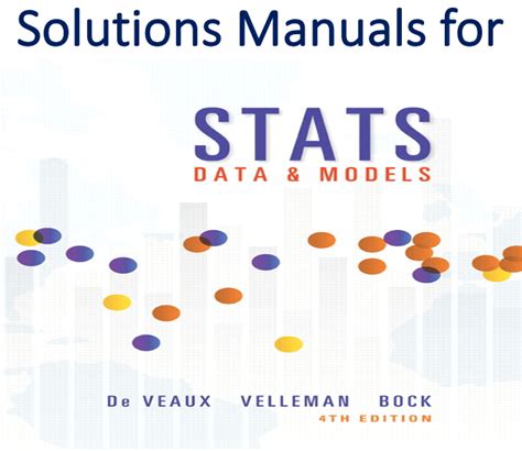 Solutions manual stats data and models deveaux. - Manual de instrucciones de la máquina de coser victoria.