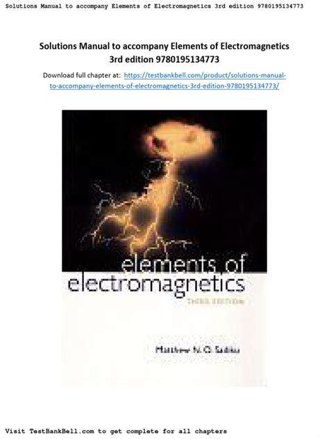 Solutions manual to accompany applied electromagnetics plonus. - Traglast und gebrauchslast bei verbundkonstruktionen (spannbeton und stahlträgerverbund)..