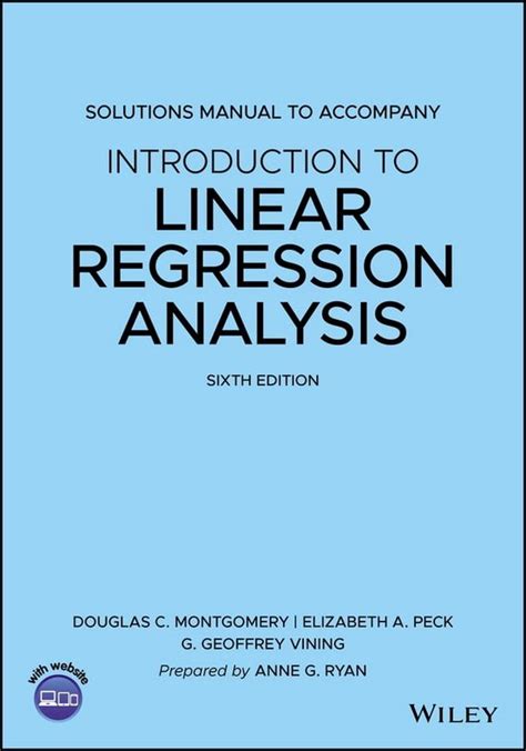 Solutions manual to accompany introduction linear regression. - Mechanics of materials 6th edition beer solution manual free.