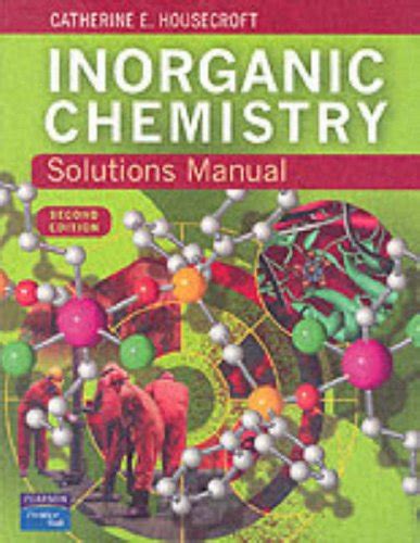 Solutions manual to housecroft inorganic chemistry. - Tischler apos s berechnungshandbuch 1. ausgabe.