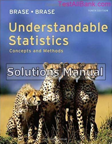 Solutions manual understandable statistics tenth edition. - Œil, l'esprit et la main du peintre..
