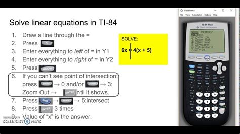 Solve System Of Linear Equations Ti 84