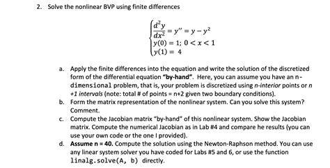 Solve bvp python example.  My issue is I am not sure Solve BVPs with SciPy # There are not ...