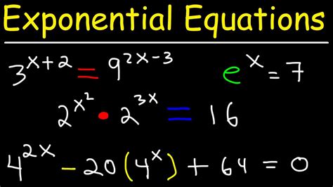 Solve for x when x has an exponent - Math Questions