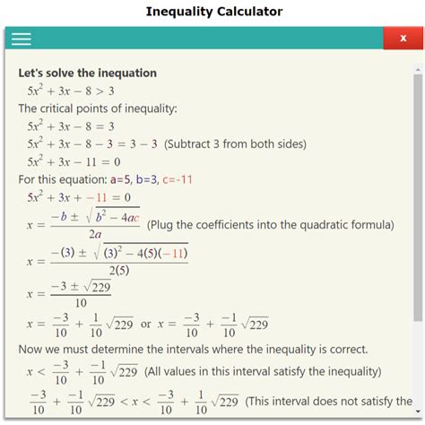 Solve the inequality and graph the solution calculator.  Some calculator...