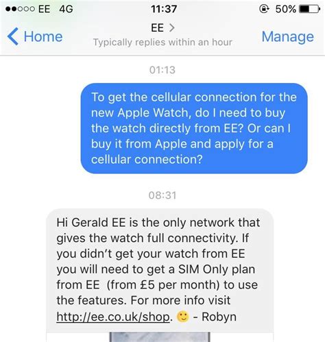 Solved: Applewatch sim only - The EE Community