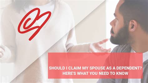 Solved: Claiming my husband as a dependent because he is ...