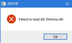 Solved: DIAView.dll could not be loaded / Failed to load dll ... - NI