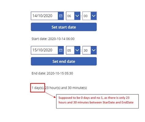 Solved: DateDiff Days Hours Minutes - Power Platform Community