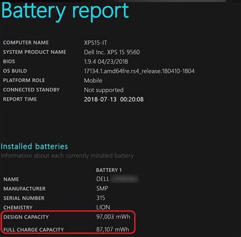 Solved: Half-capacity battery after a year - Dell Community