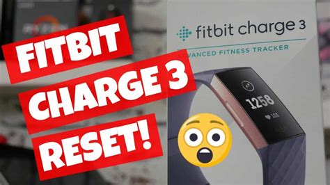 Solved: Re: How to perform a factory reset on Charge 3? - Fitbit