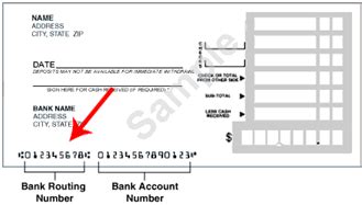 Solved: Should I use routing number on my deposit slip or routing ...