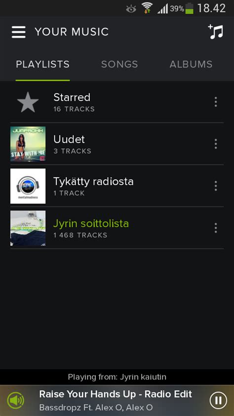 Solved: turning off new spotify android version - The ...