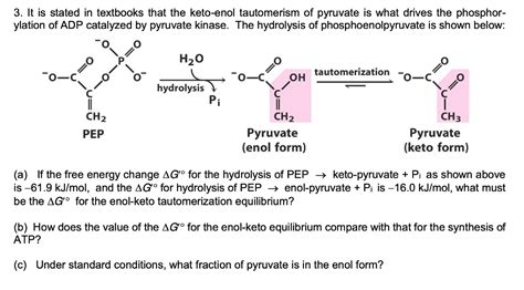 Solved 3. It is stated in textbooks that the ketoenol