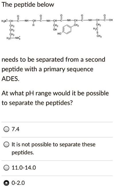 Solved A Peptide Has The Sequence NH_2pheprolysglyph...