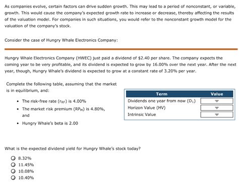 Solved As companies evolve, certain factors can drive sudden