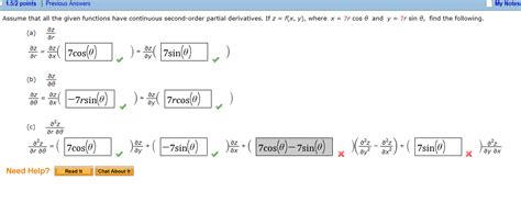 Solved Assume That All The Given Functions Have Continuou Chegg Com