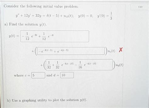 Solved B Consider The Following Problem T 0 V Is A Con Chegg Com